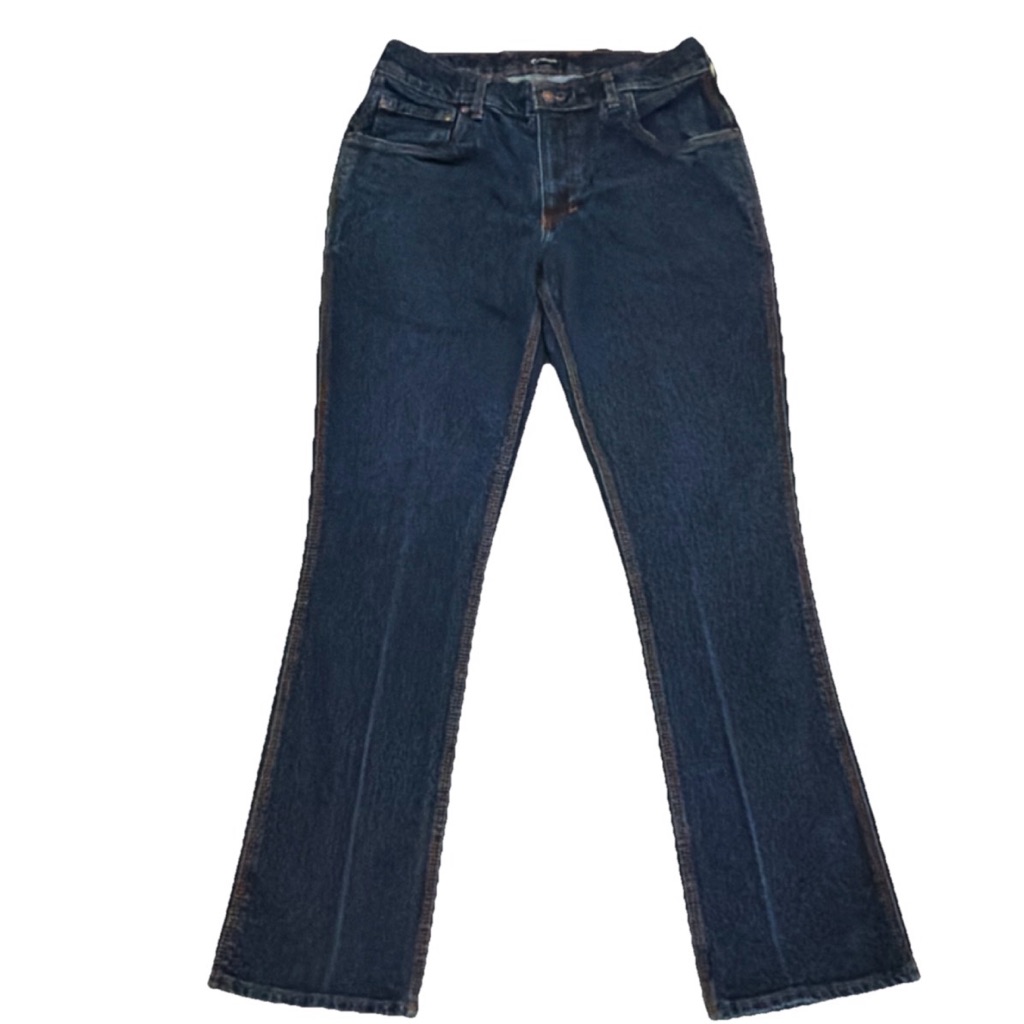 Men’s Origin Factory Denim Bootcut Jeans With Classic Indigo Wash 34 X 36